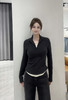 修身收腰小立领针织衫 经典烟灰调 + 极简剪裁 腰身收褶精准贴合腰腹曲线 遮肉显瘦 小立领 + 半拉链设计 假两件撞色下摆更有层次感 商品缩略图6