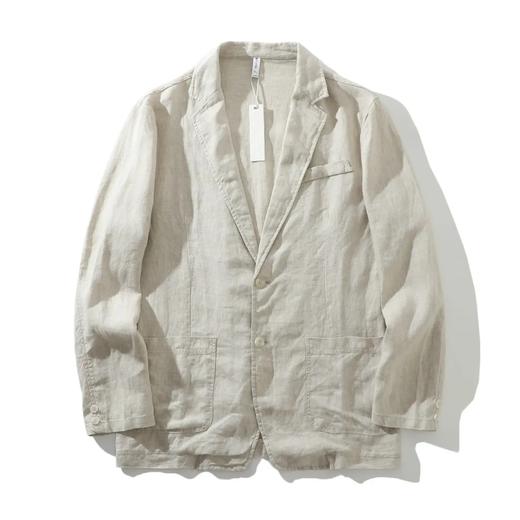 春日松弛感【100%亚麻】男款休闲西服外套，天然亚麻材质 ，透气不闷汗~ 商品图6