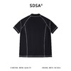 26027SDSA男装2026新款轻奢小众设计缝线半拉链立领短袖T恤百搭上衣 商品缩略图4