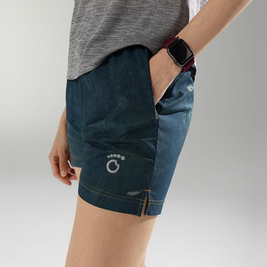 马孔多 | 跑步四英寸丹宁短裤男女四面弹力轻量无感速干短裤 商品图2