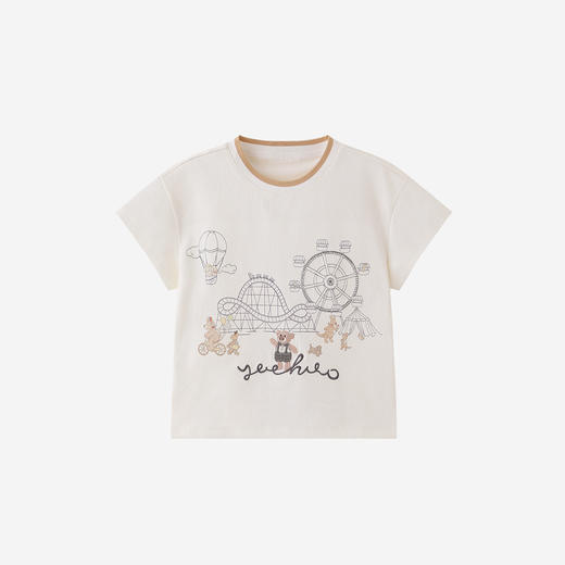 【联名款】英氏&Happy Horse儿童T恤宝宝夏季短袖T恤男童上衣 商品图4