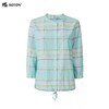 波顿夏季女士七分袖格子衬衫 软糯挺括百搭LS068225 商品缩略图6
