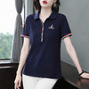 polo衫t恤女短袖2026新款夏季爆款女装假两件正肩翻领上衣体恤衫 商品缩略图2