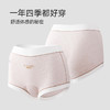 新款60支彩棉大码平角内裤女纯棉a类抗菌加长裆四角内裤509 商品缩略图5