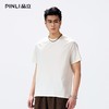 PINLI品立2026夏季新款男士连肩袖圆领短袖T恤上衣潮GD262111038 商品缩略图0