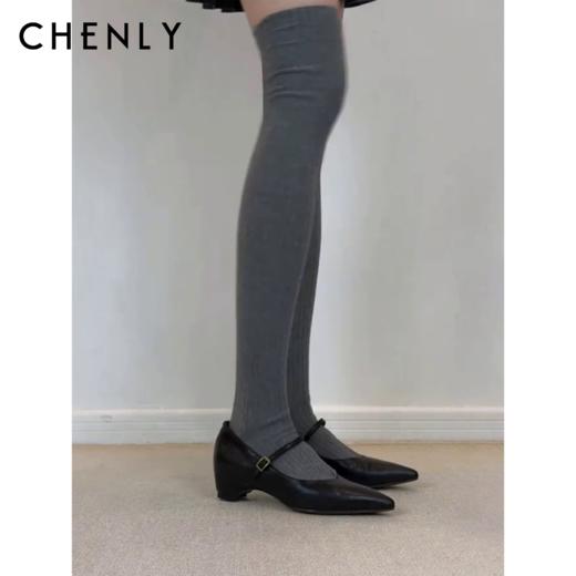 尘衣｜26SS玛丽珍尖头单鞋 商品图0