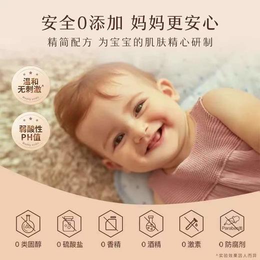 【1:1送水凝保湿霜10g】艾维诺（艾惟诺Aveeno）婴儿洗护礼盒（354ML洗发沐浴露二合一+354ML乳液） 商品图5