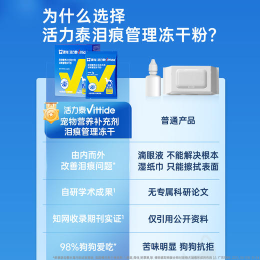 活力泰泪痕管理冻干粉由内而外减轻泪痕犬用 商品图4
