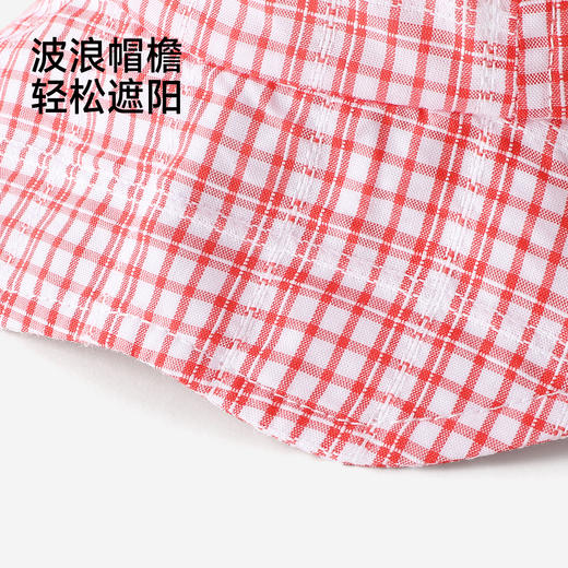 【商场同款】英氏女童渔夫帽夏新款儿童遮阳帽轻薄透气渔夫帽 商品图3