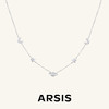 ARSIS｜印记系列 星月微光锁骨链 商品缩略图1