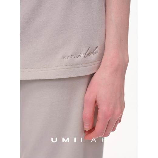 UMILAB｜漫画*优雅藏肉屁帘裤 莫代尔天丝棉绒感亲肤松紧腰P1330V 商品图2