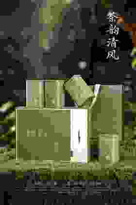 28元/套【茶韵清风毛尖4听.绿色】整箱12套.整箱336元.整箱包邮