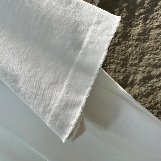 F032326夏季新款时尚百搭男女同款刺绣压花工艺休闲短袖T恤 商品图13