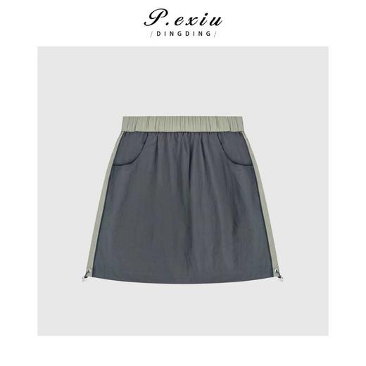 03-4潘依绣丁丁宠粉百搭时髦撞色圆领长袖上衣短裤套装M9070 商品图2