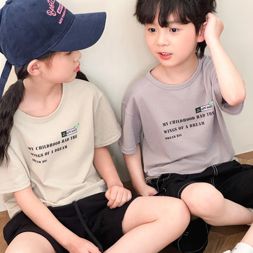 【紧急清仓‼️29.9/2件】3w多件T恤纯亏清‼️要捡漏的速度了，95棉A类儿童T恤透气吸汗店★为爱严选 商品图4