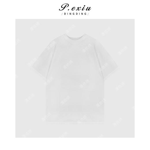 03-4潘依绣丁丁宠粉100%精梳棉韩系印花百搭圆领短袖T恤 WH00365 商品图1