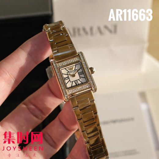 原单阿玛尼AR11663 方形女士腕表
机芯：原装进口石英机芯 商品图0
