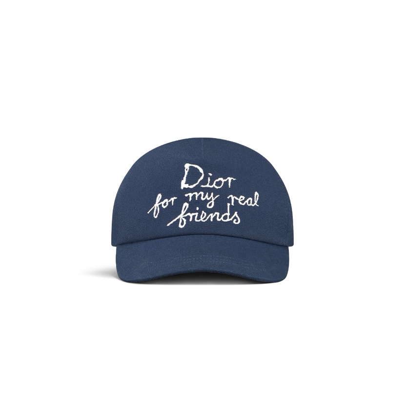 DR-J 刺绣字母藏蓝棒球帽