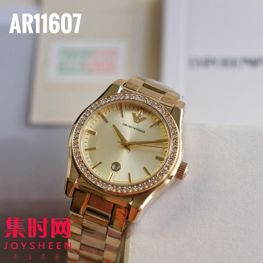 原单阿玛尼AR11607 女士腕表｜表径32mm 金辉耀钻腕表 商品图4