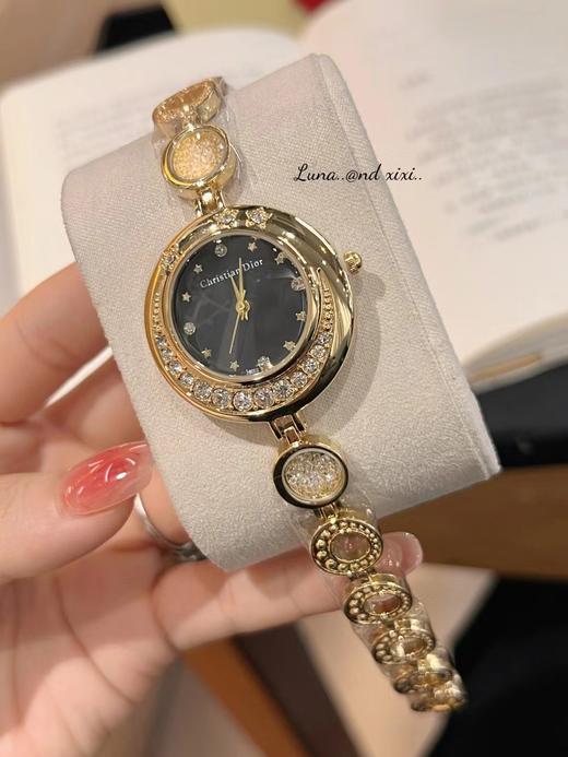 F032335珍珠手链女圆形小表盘时尚ins港风女士百搭好看时尚手表 商品图1