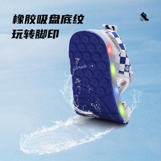 泰兰尼斯夏季小童段炫彩闪灯鞋凉鞋T06X3B2879 商品图2