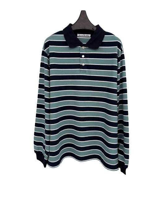 女款宽松条纹长袖Polo衫lv001 商品图0