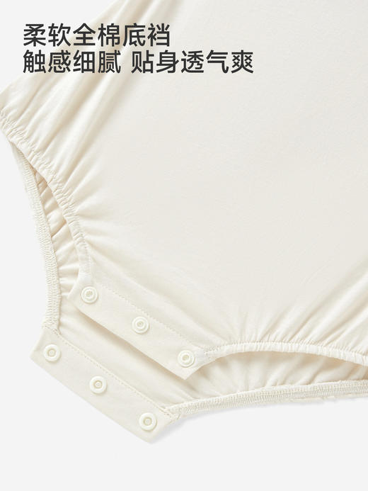 英氏婴儿连体衣女宝宝夏季新款衣服纱裙蕾丝短袖哈衣YRHGJ2S030A 商品图2