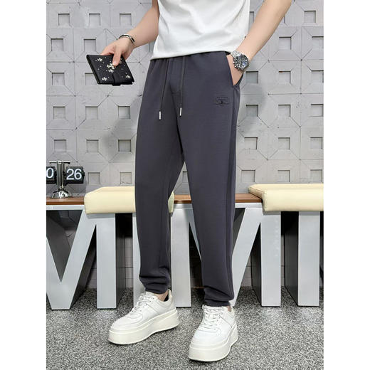 时尚束脚裤男士柔软舒适薄款透气修身松紧腰长裤  KDZC-26015/26016/26017 商品图4