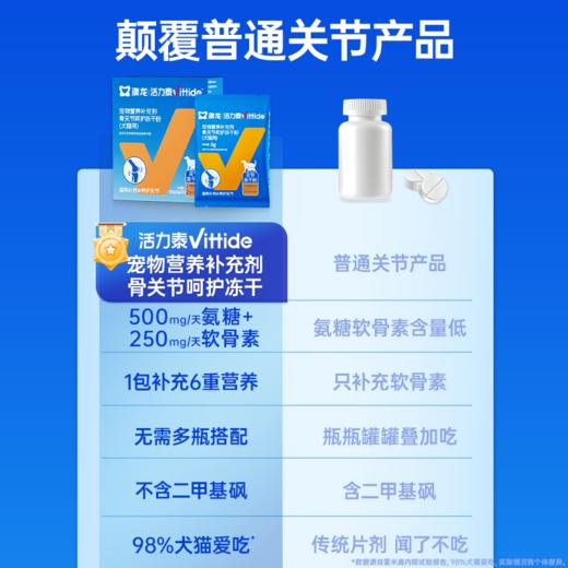 活力泰骨关节呵护冻干粉补钙护关节软骨素补水冻干汤包犬猫通用 商品图3