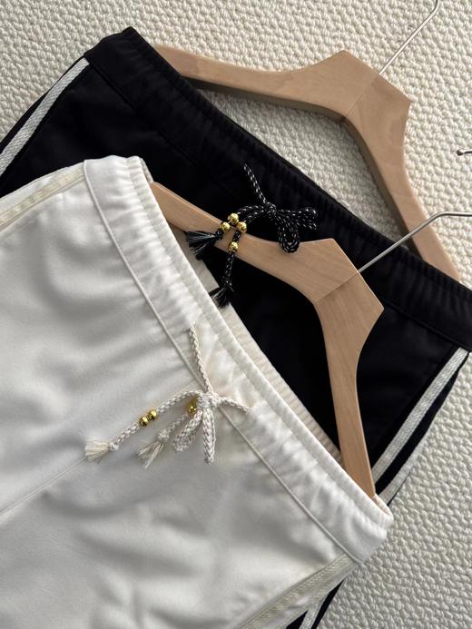 F032308春季新款男女同款宽松系带运动长裤休闲刺绣裤子卫裤 商品图2