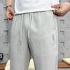 休闲直筒卫裤男士运动宽松简约纯色抽绳松紧腰长裤  KDZC-26012/26011 商品缩略图5
