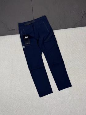 F032340春季新款立体慢跑速干凉感防晒户外运动登山徒步男款腰带裤