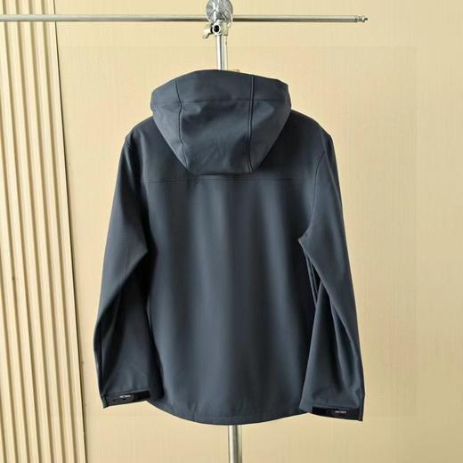 F032314春季加绒软壳三防功能连帽冲锋衣拉链长袖外套 商品图7