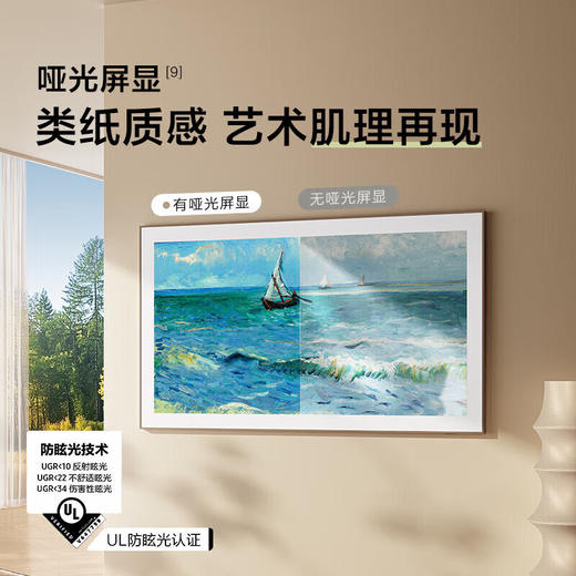 三星Frame画壁艺术电视 LS03F 系列 miniLED AI电视 144Hz 量子点 一级能效65英寸 QA65LS03FAJXXZ 商品图6