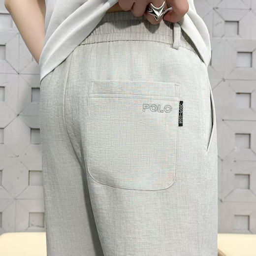 休闲直筒卫裤男士运动宽松简约纯色抽绳松紧腰长裤  KDZC-26012/26011 商品图6