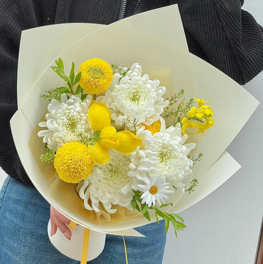 菊花花束  
思念如白马
自别离，未停蹄 商品图0