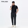 PINLI品立2026夏季新款青年纯色纽扣领短袖上衣POLO衫体恤潮牌男GD262112051 商品缩略图1