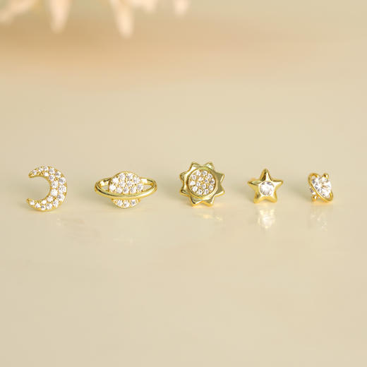 ARSIS｜印记系列 星月微光组合耳饰 商品图7