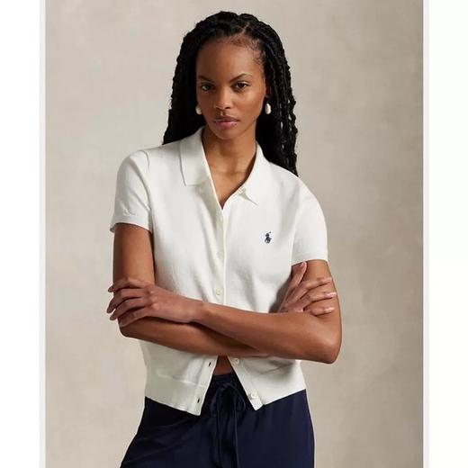 爆单！不接急单！𝟐𝟔新款拉夫匹马棉短袖针织开衫！10-15天发货！ 商品图4