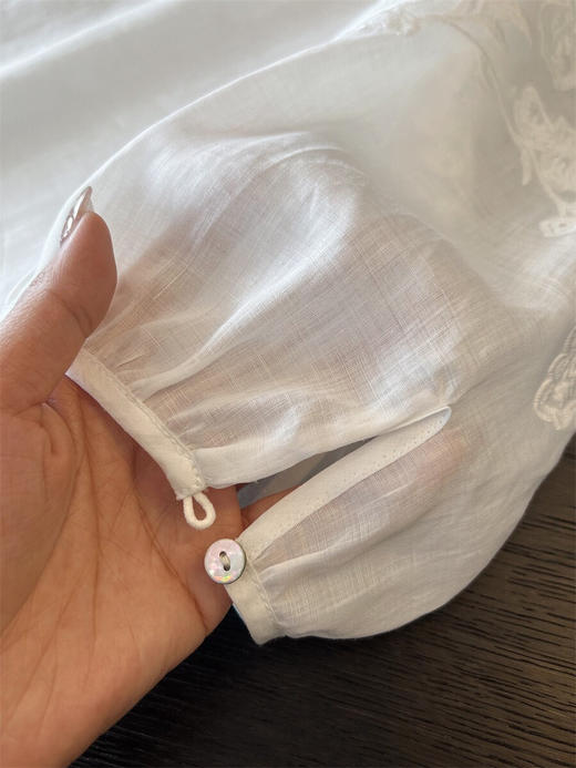 SYJ4082苎麻刺绣小衫 商品图9