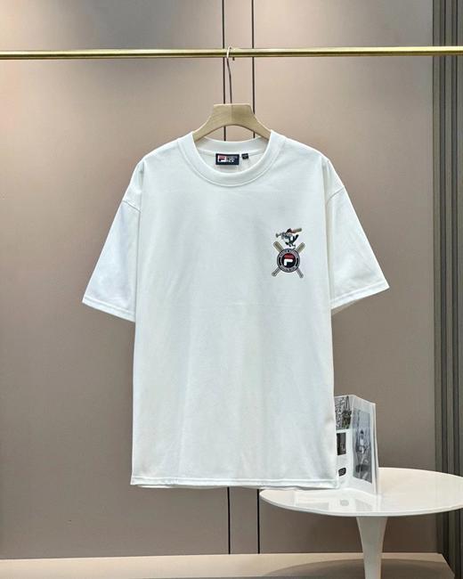F032367棒球主题系列印花休闲宽松舒适情侣款短袖T恤 商品图7