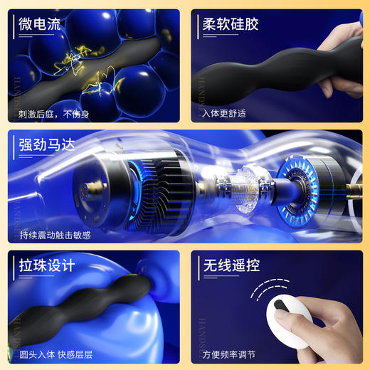 【情趣用品】谜姬 微电流后庭塞电击酥麻强震 商品图2