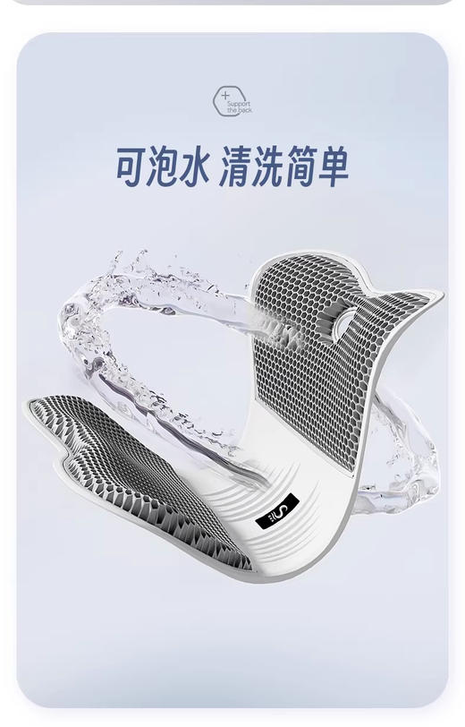 【团购】思菲其 正品 久坐神器 人体工学椅 蜂窝护腰纠正坐垫 商品图0
