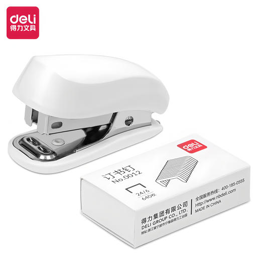 【迷你马克龙色❗️】得力订书机套装0255迷你马克龙色钉书机学生便捷小款学生适用。ya 商品图4