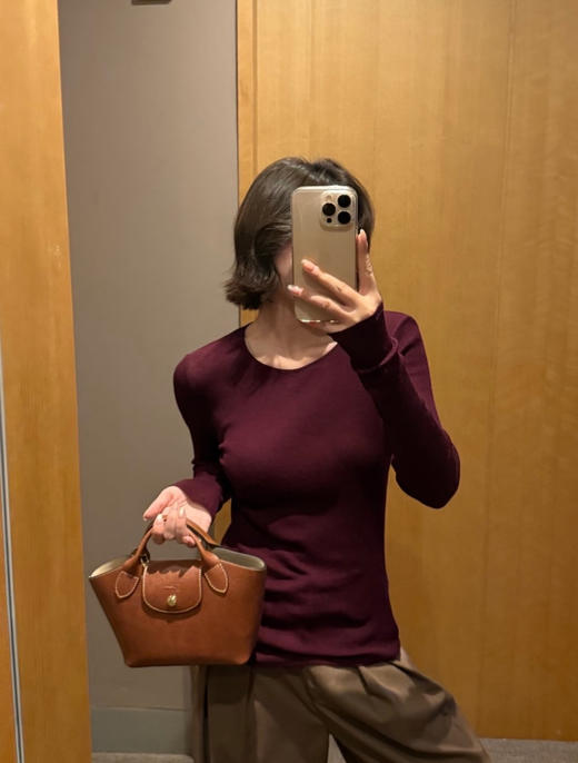 龙镶 新款mini饺子包 四色可选 商品图5