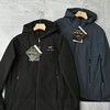F032314春季加绒软壳三防功能连帽冲锋衣拉链长袖外套 商品缩略图1