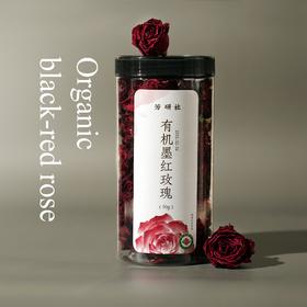 云南有机冻干墨红玫瑰花茶 高原头茬大朵 -40℃锁鲜 疏肝解郁 养生花茶50g