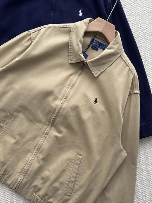 F032303春秋新款美式复古翻领全拉链日常百搭耐磨抗造长袖夹克 商品图7