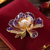 子佩集【倾国芳华】珍珠惜王妃胸针【ZXXZ005】10mm珠镀金牡丹三色2601 商品缩略图0