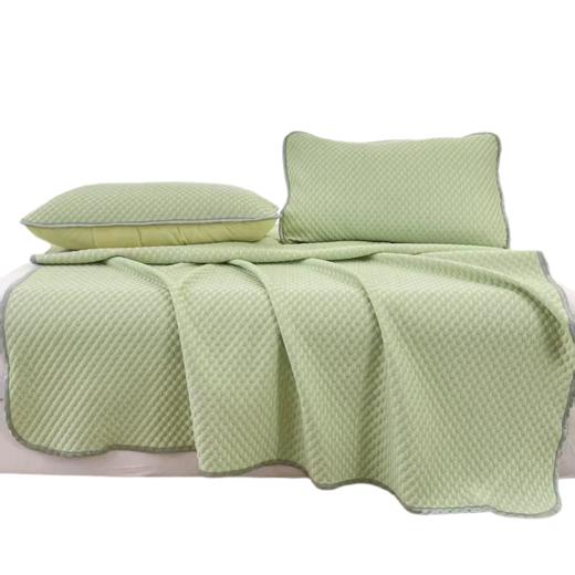 洁丽雅 D凉感丝豆豆摩凉席三件套-抹茶绿CP948B 商品图3